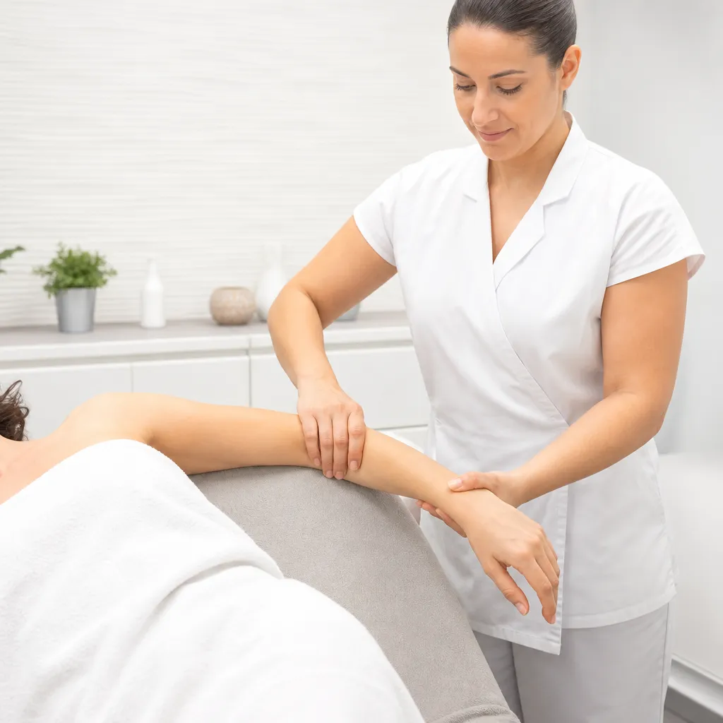 Technique de drainage lymphatique manuel sur le membre supérieur selon la méthode Leduc