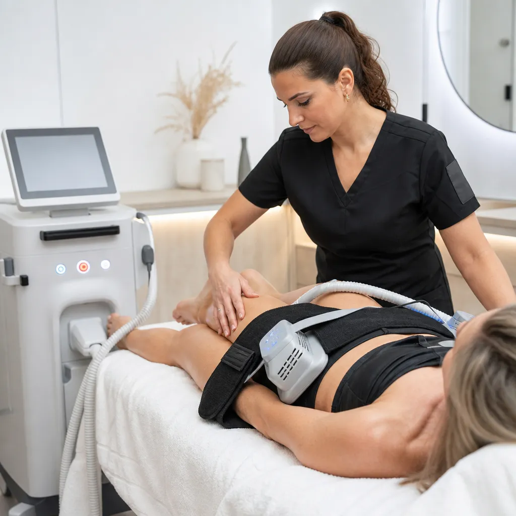 Complémentarité Emsculpt et drainage lymphatique