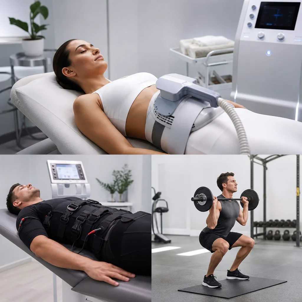 Comparaison du recrutement musculaire HIFEM vs EMS vs musculation