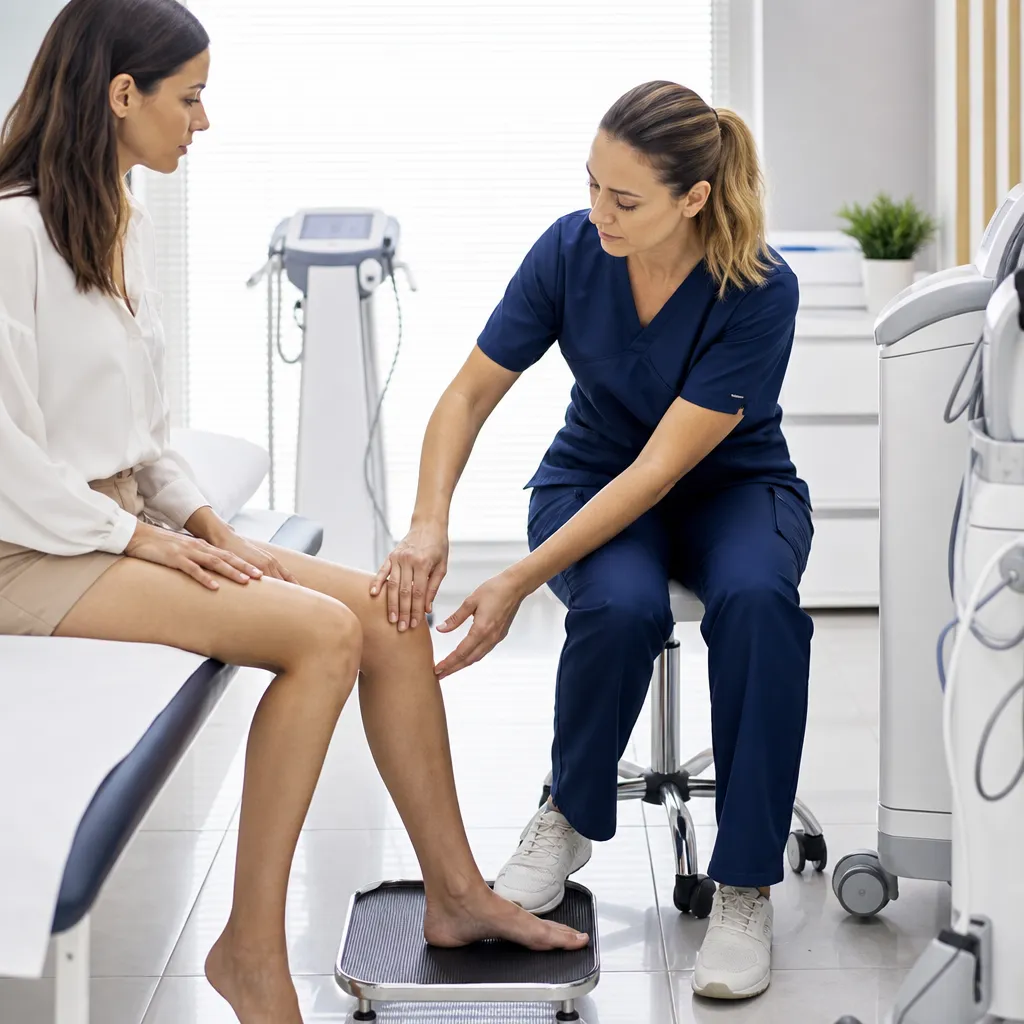 Consultation médicale pour jambes lourdes persistantes