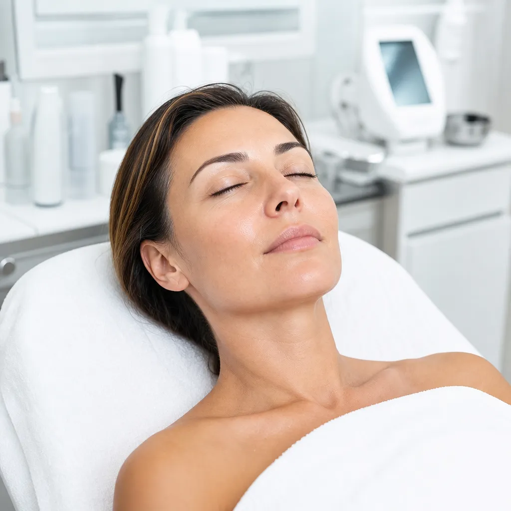 Effet Kobido : visage reposé, peau lumineuse et ovale redéfini après la séance