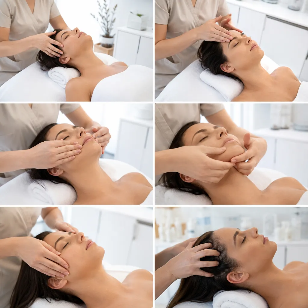 Protocole Magiques Moments : massage crânien combiné au drainage visage — séquence et durées