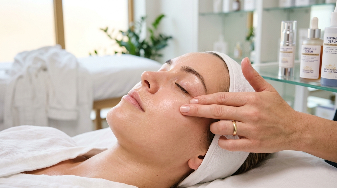 Article : Réduire les poches et cernes avec le drainage visage