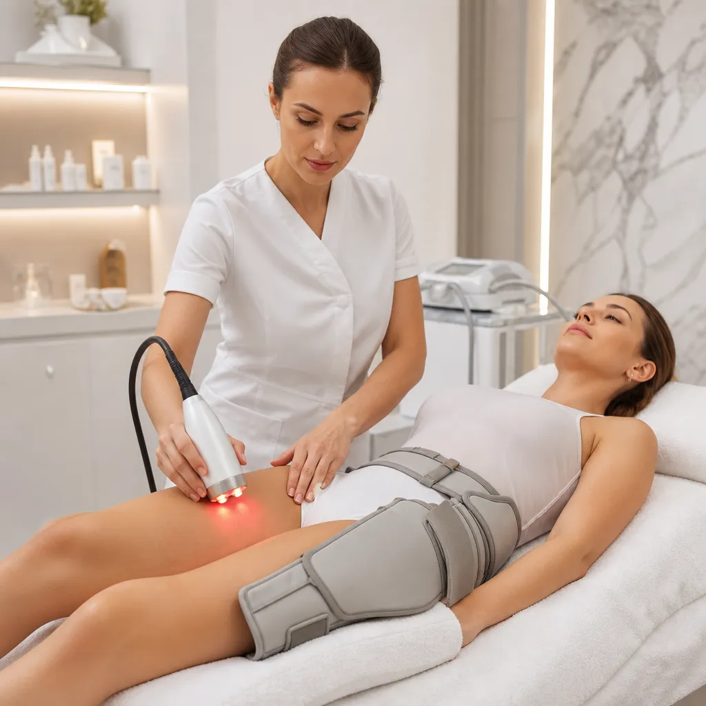 Association radiofréquence et drainage lymphatique en protocole combiné